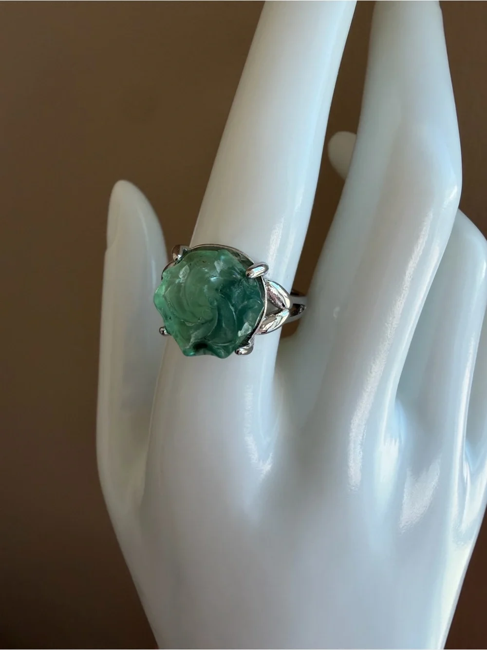 Green Flourite Ring